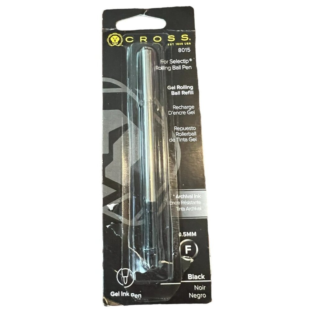 Cross Gel Ink‎ Rollerball Pen Refill Fine Point Black